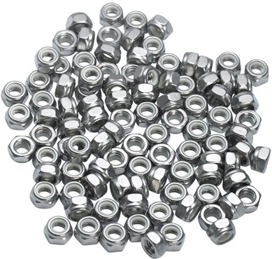 M Part Nyloc Stainless Steel Nuts Pack Of 100