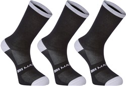 Image of Madison Freewheel Coolmax Long Socks Triple Pack