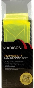Madison Sam Browne Reflective Belt