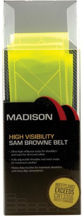 Madison Sam Browne Reflective Belt