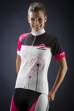 Merida Dandelion Design Womens Short Sleeve Cycling Jersey