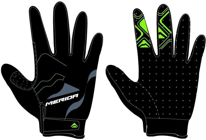 Merida Long Finger Gel Cycling Gloves