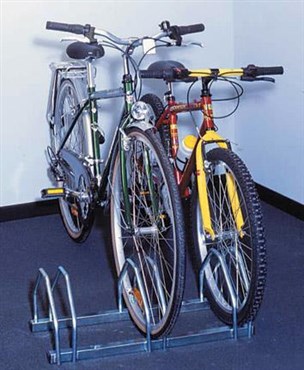 Mottez 3 Bike Floor Mount Storage Rack