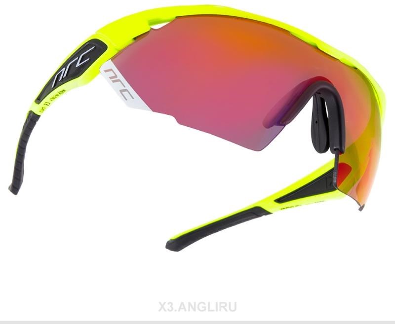 NRC X3 Cycling Glasses with Spare Clear Lenses Included