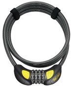 Image of OnGuard Doberman Combo Coil Lock LED 185cm x 12mm