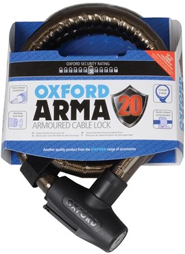 Oxford Arma 20 Armoured Cable Lock