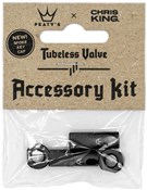 Image of Peatys Chris King (MK2) Tubeless Valves Accessory Kit