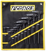 Pedros Pro T/L Handle Hex Wrench Set - 9 Piece
