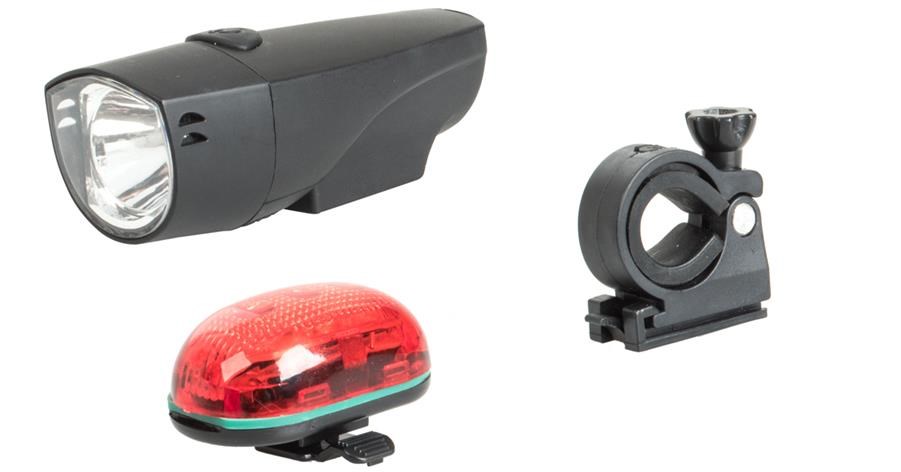 Raleigh RX7.0S 1 Led Front & 5 Led Rear Light Set