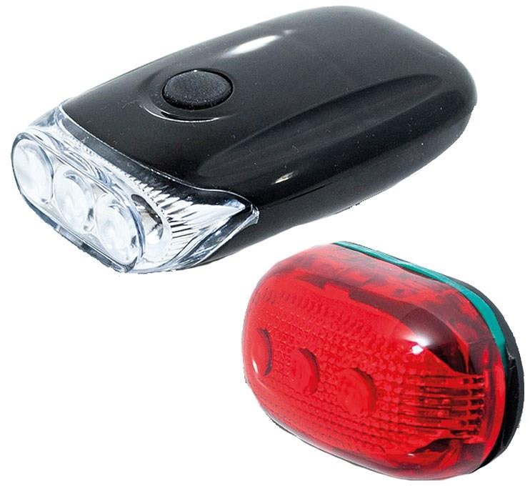 Raleigh RX9.0S 3 Led Front & 5 Led Rear Light Set