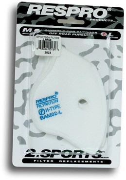 Respro Sportsta Anti-Pollution Mask Filters - Pack of 2