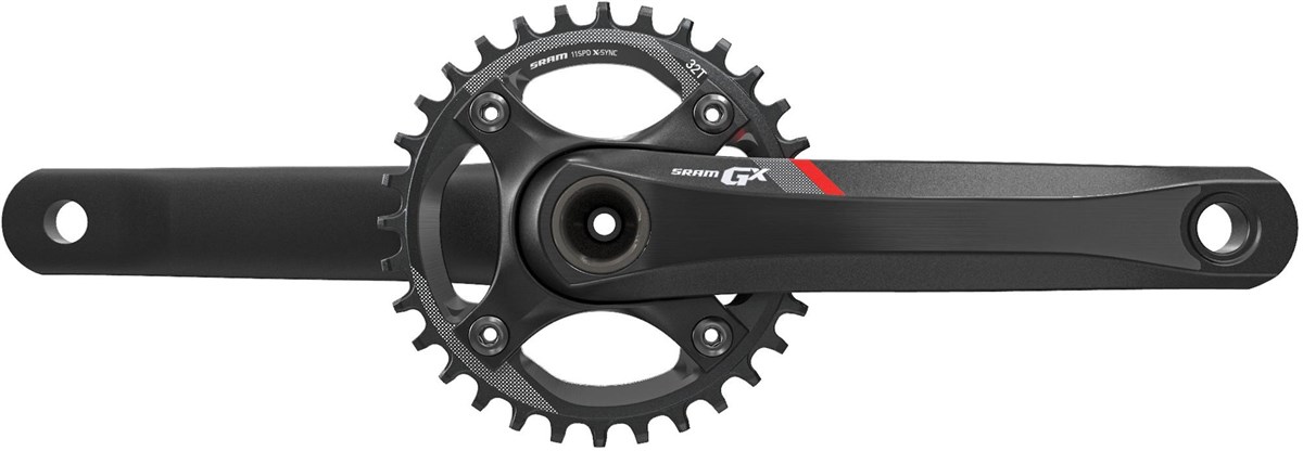 SRAM Crank GX 1400 GXP - 1x11 170mm - Red -  X-Sync Chainring (GXP Cups not Included)