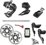 Image of SRAM Red eTap AXS 2X E1 Electronic HRD Groupset Inc Hammerhead Karoo