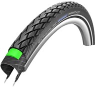 Image of Schwalbe Marathon Reflective GreenGuard Wired 27.5" E-Bike Tyre