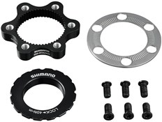 Image of Shimano 6-Bolt Rotor To Centre-Lock Hub Disc Adapter SMRTAD05