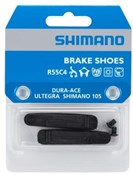 Image of Shimano BR-9000 R55C4 cartridge-type brake inserts and fixing bolts