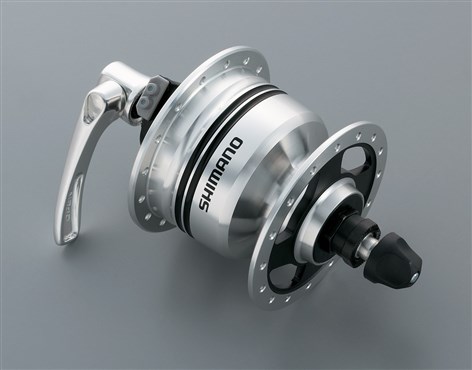 Shimano DH-3N80 6v 3.0w Quick Release Dynamo Front Hub For Use With Rim Brakes - 32h