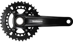 Image of Shimano Deore FC-M6100 2-piece design 48.8 mm chainline 12-speed chainset