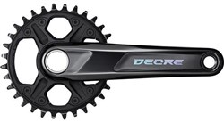 Image of Shimano Deore FC-M6100 2-piece design 52 mm chainline 12-speed chainset
