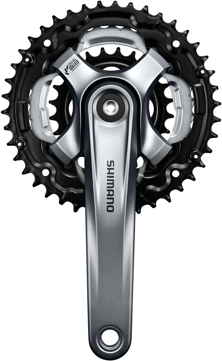 Shimano FC-TY701 Tourney Chainset 7/8spd, 48/38/28 Without Chainguard