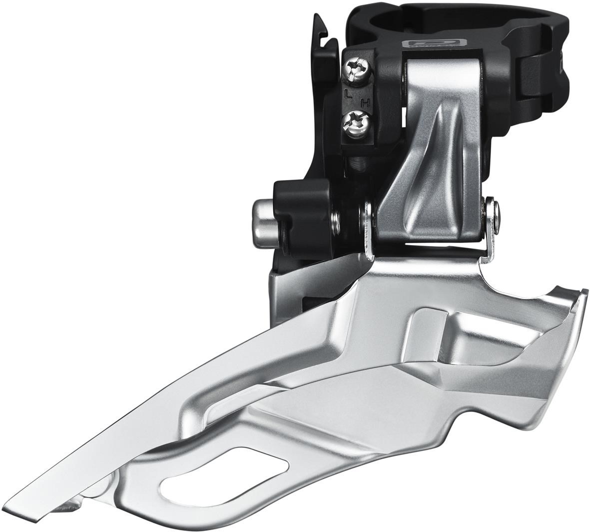 Shimano FD-M611 Deore 10-Speed Triple Front Derailleur - Conventional Swing - Top-Pull
