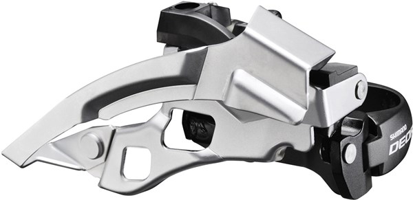 Shimano FD-T610 Deore Front Derailleur - Top-Swing - Dual-Pull And Multi Fit - 66-69 Degrees
