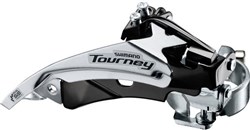 Image of Shimano FD-TY510 MTB front derailleur, top swing, dual-pull and multi fit