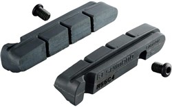 Image of Shimano R55C4-1 brake shoes inserts and fixing bolts