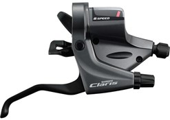 Image of Shimano ST-RS200 Claris 8-speed Double Road Flat Bar Levers