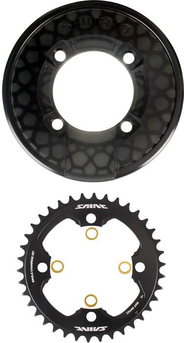 Shimano Saint CR81 Chainring and Bash Guard Set Without Fixing Bolts