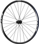 Image of Shimano WH-RX010 Disc Road Wheel, Clincher 24 mm, 11-Speed, Black, Rear