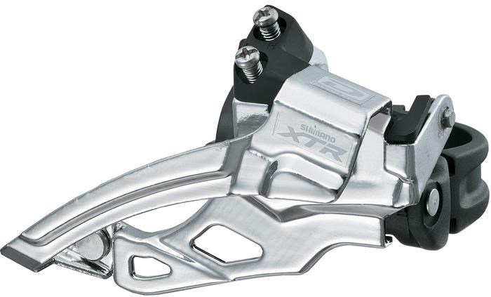 Shimano XTR M985 10 Speed Double Front Derailleur, Top Swing, Dual Pull