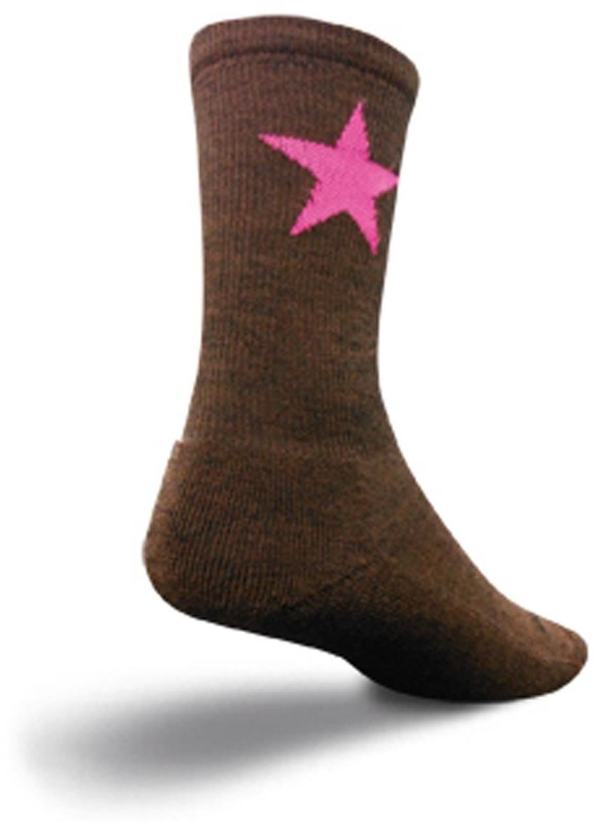 SockGuy Pink Star Wooligan Womens Socks
