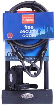 Squire Challenger D Lock and 8c Cable Value Pack -  Sold Secure Bronze