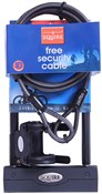 Squire Challenger D Lock and 8c Cable Value Pack -  Sold Secure Bronze