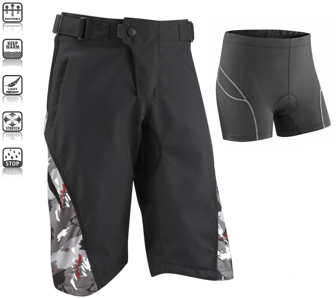 Tenn Burn MTB Cycling Shorts with Padded Boxers Combo Deal SS16