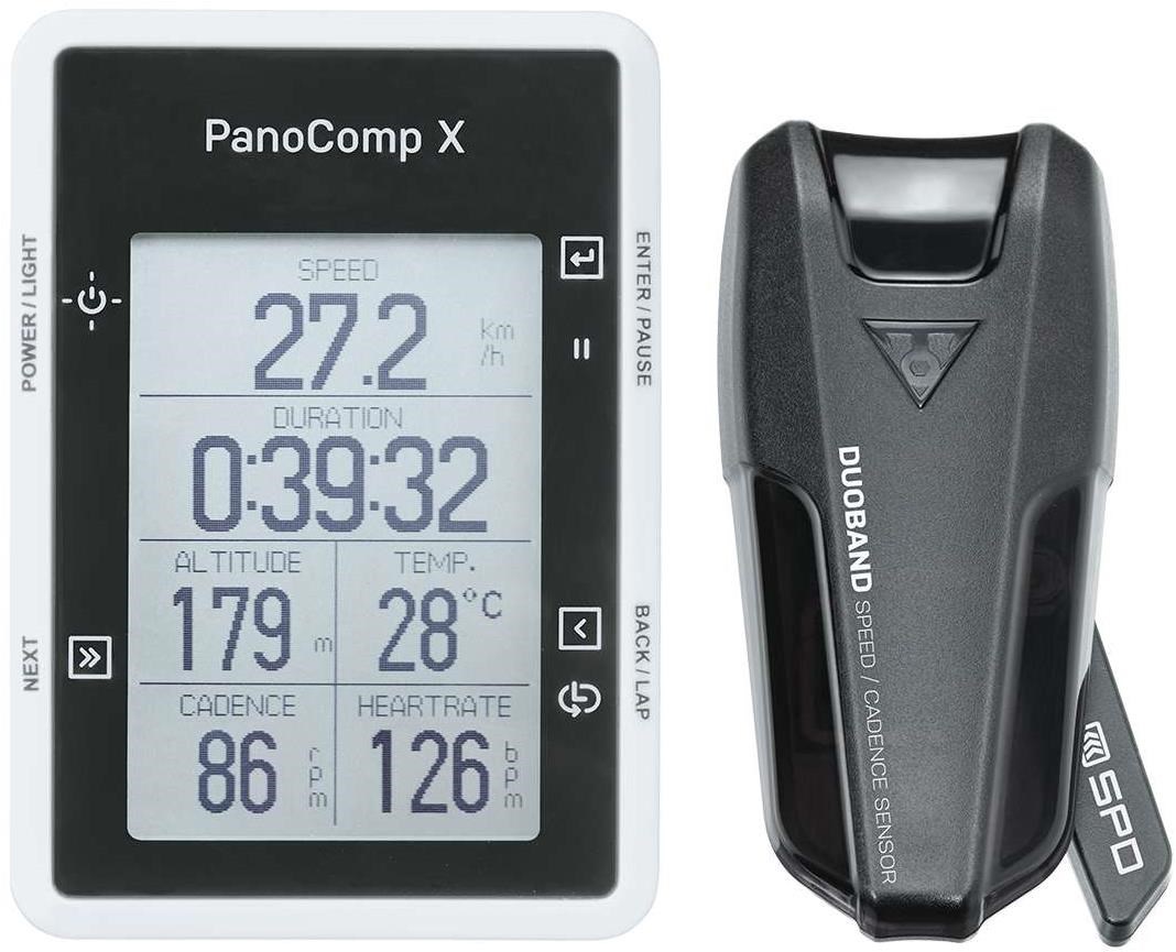 Topeak Panocomp X With Speed & Cadence Sensor