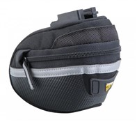 Image of Topeak Wedge Pack II Saddle Bag With QuickClick (F25) w/Seatpost Strap