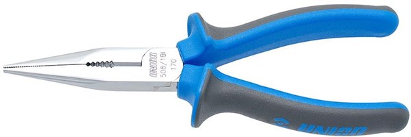 Unior Long Nose Pliers With Side Cutter-Straight 170 508/1BI