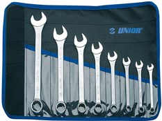Unior Set Of Combination Wrenches - Short Type In Bag
