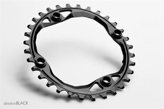 absoluteBLACK 104BCD Spider Mount Oval Chainring N/W - Integrated Threads