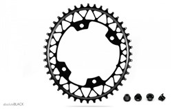 Image of absoluteBLACK Gravel 1x Oval 110 Bcd X4 Chainring