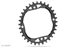 Image of absoluteBLACK MTB Oval Chainring 104 for 12sp Shimano HG Chain